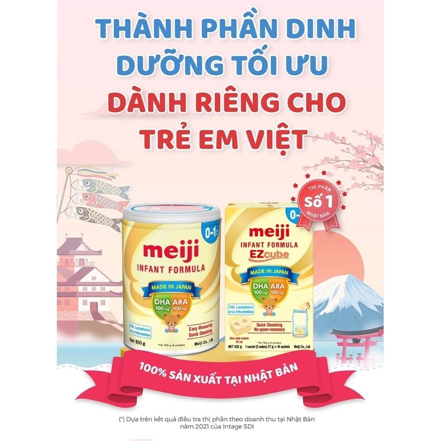 Sữa meiji Nhật nhập khẩu 800gr