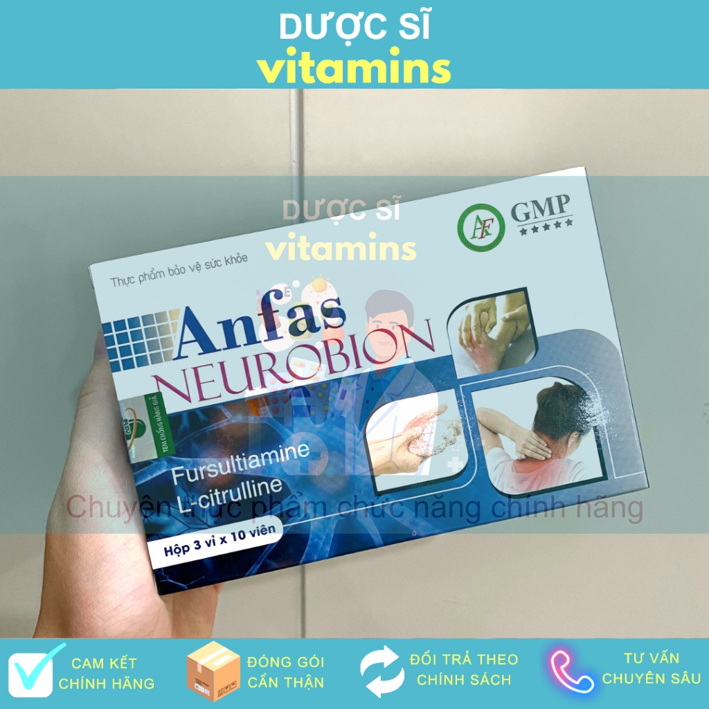 🍀 Anfas Neurobion - Thực Phẩm Bảo Vệ Sức Khỏe, Giảm Các Triệu Chứng Mệt Mỏi, Căng Thẳng, Suy Nhược T