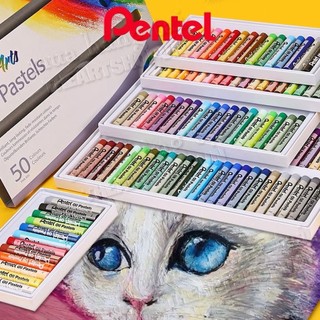   HOẢ TỐC  Bộ màu sáp dầu PENTEL 16 25 36 50 màu - PENTEL Arts Oil Pastels Set THEARTSHOP 