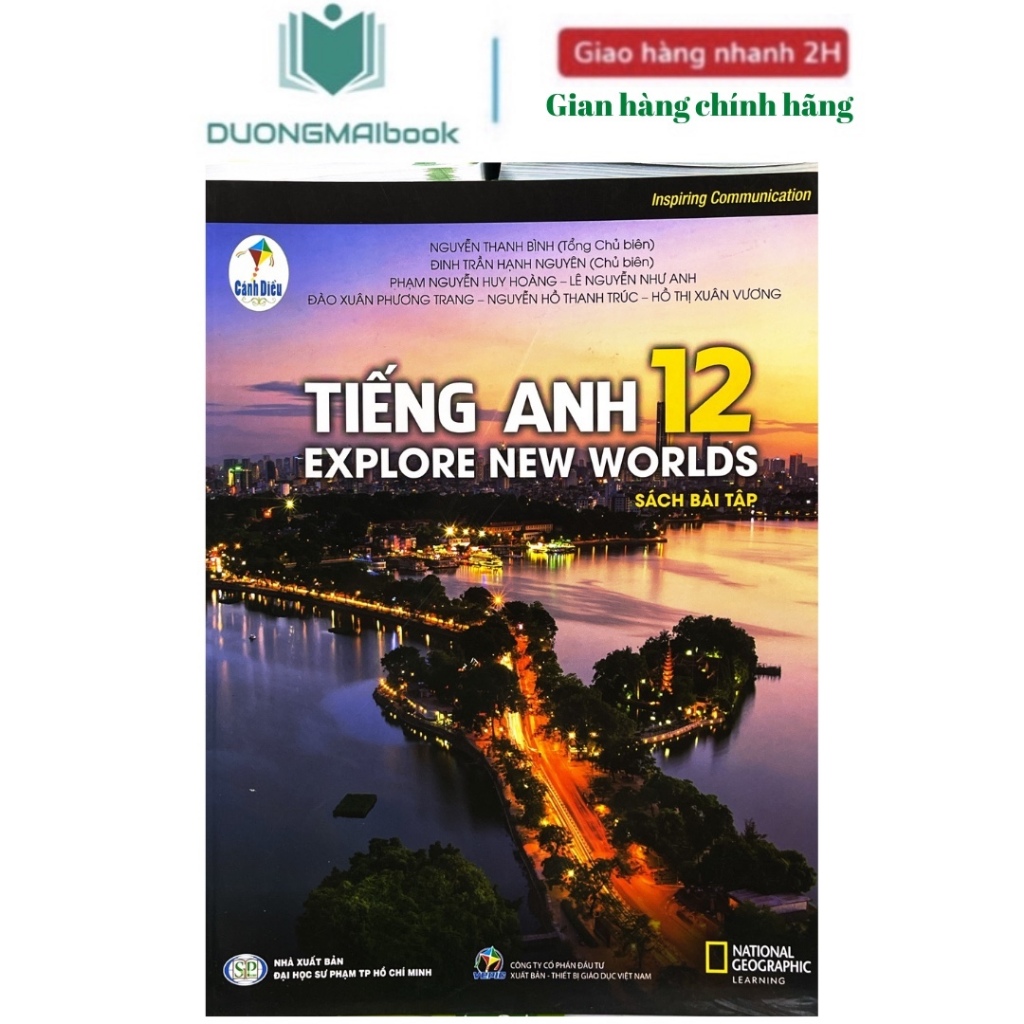Sách bài tập Tiếng anh 12 Cánh diều (bán kèm 2 vở kẻ ngang 200 trang)