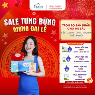 Trọn bộ sắt canxi DHA Vitamin tổng hợp cho bà bầu thế hệ mới Avisure cho bà bầu, trước bầu, cho con bú 60 viên