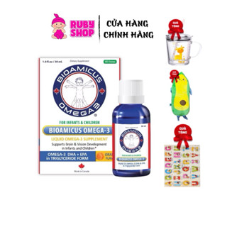 DHA Bioamicus Omega 3 chai 30ml hỗ trợ bé phát triển não bộ thông minh lanh lợi