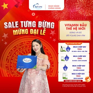 Vitamin cho bà bầu Avisure Mama bổ sung đầy đủ vitamin khoáng chất, Sắt, DHA Hộp 60 viên