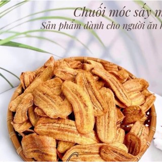 [SẤY MỘC KHÔNG ĐƯỜNG] Chuối Sấy mộc tự nhiên, Giòn ngọt tự nhiên, Ngon NATURE FOOD