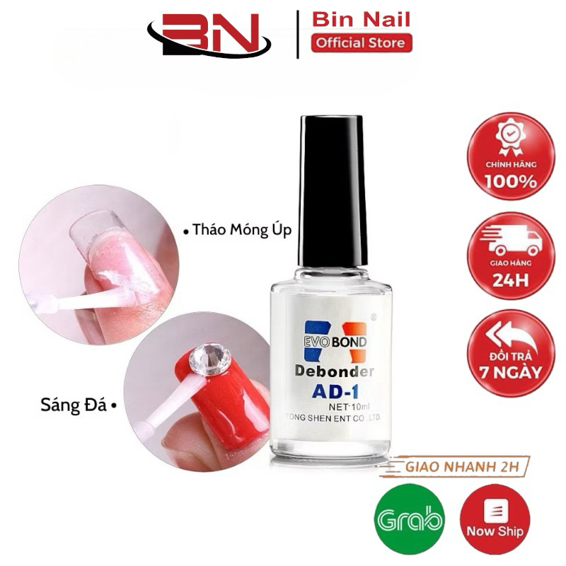 Nước sáng đá AD - Nước tháo đá tháo móng giả