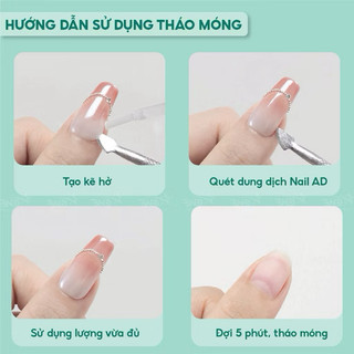 Nước sáng đá AD - Nước tháo đá tháo móng giả