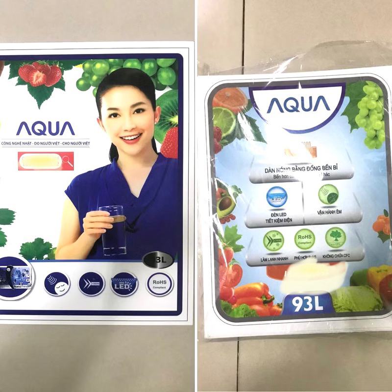 Miếng dán tủ lạnh mini Aqua - Tem dán tủ lạnh mini Aqua