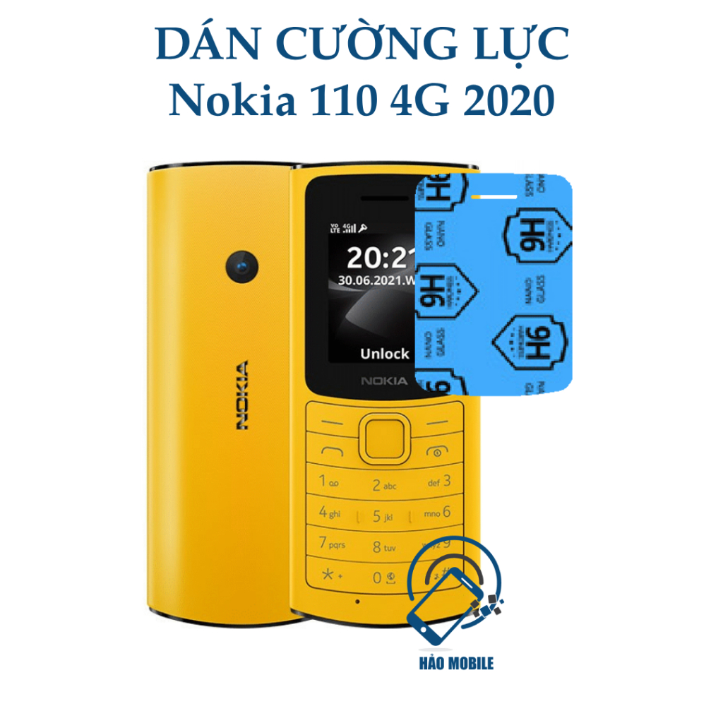 Dán cường lực dẻo nano Nokia 110 4G 2020 ( trong suốt hoàn toàn )