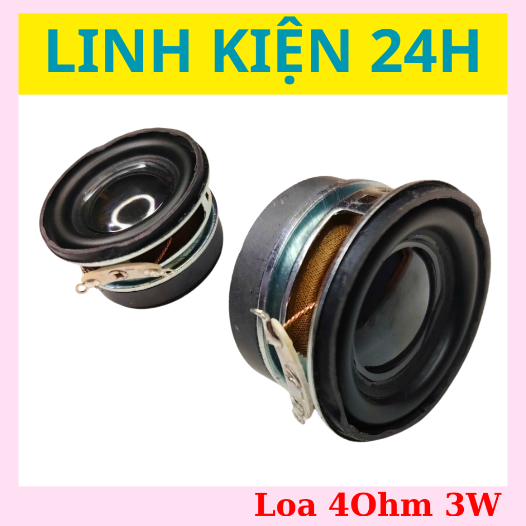 Loa toàn dải 3W 4Ohm đường kính 40mm - Loa nhỏ