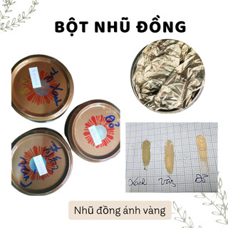 Bột nhũ vàng đồng in lụa, pha sơn