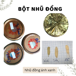 Bột nhũ vàng đồng in lụa, pha sơn