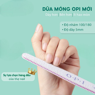 Dũa móng OPI loại cứng dùng bền - Dũa dày 5 hình chuyên dụng làm nails