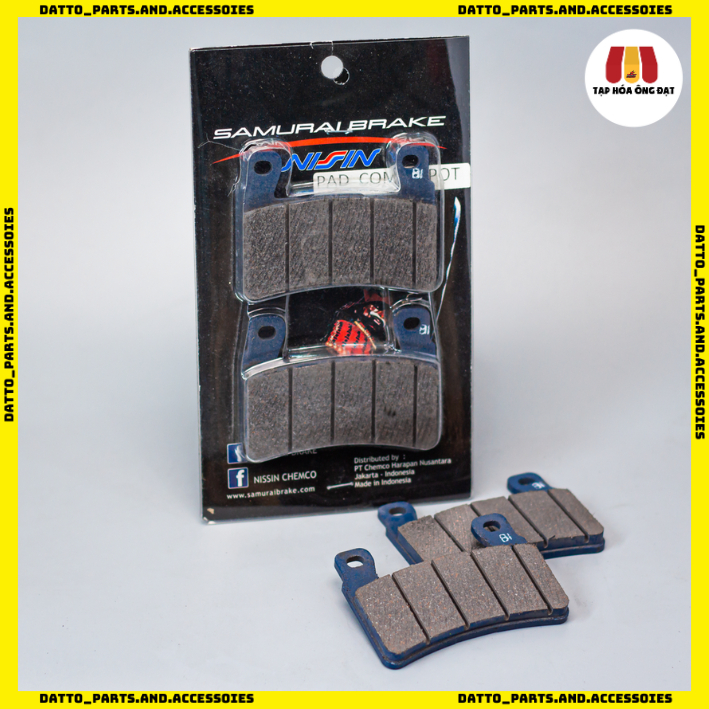 Bố Thắng Nissin Dành Cho Heo Nissin Samurai 4 Piston / Heo Honda CB 400- Hàng Chính Hãng