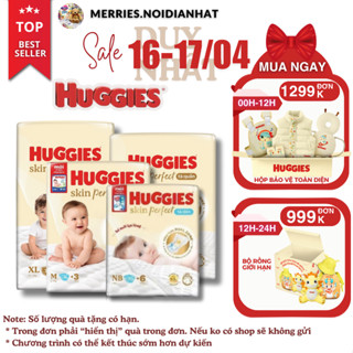 TÃ DÁN QUẦN HUGGIES SKIN PERFECT NB76 S82 M79 M76 L66 XL58 XXL54