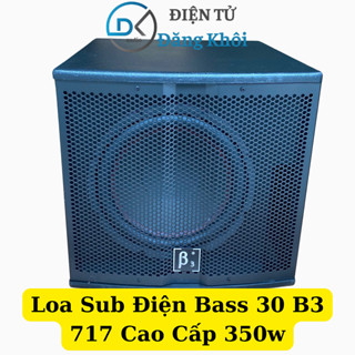 Loa Sub Điện Bass 30 B3 717 350W, Tặng Dây AV 1 ra 2, AV 2 ra 2, Loa Siêu Trầm Bass 30 Cao Cấp
