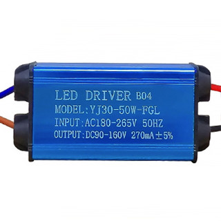 Chấn lưu cho led pha 50w điện 90v - 160v