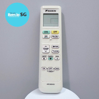 REMOTE ĐIỀU KHIỂN MÁY LẠNH DAIKIN ARC480A36//ARC480A21