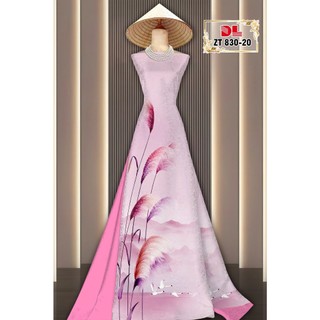 Vải áo dài in hoa văn đẹp
