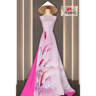 Vải áo dài in hoa văn đẹp