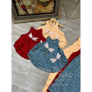 Set bộ lụa cổ yếm xinh xỉu