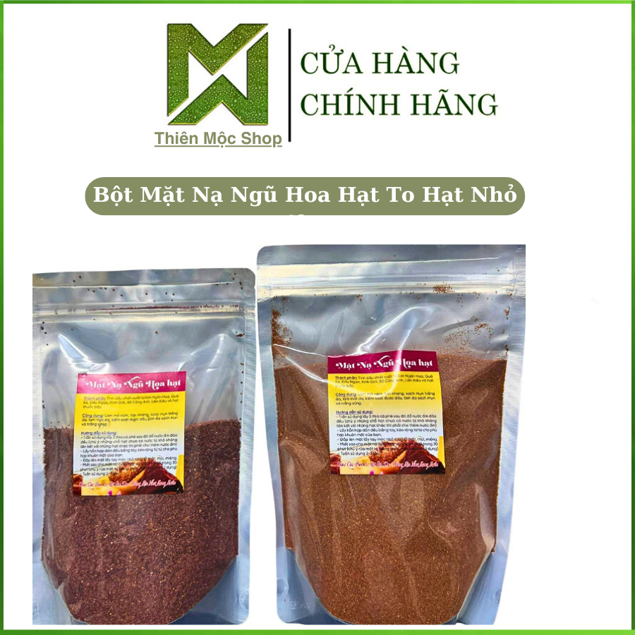 [Hàng Loại A]Bột Mặt Ngũ Hoa Hạt Nhỏ Hạt To | Gói 500g 1000g Mặt Nạ Bột Ngũ Hoa Nguyên Chất Đắp Mặt Nạ Trắng Da Ngăn Mụn