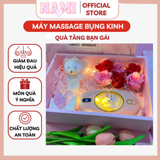 Máy massage chườm ấm giảm đau bụng kinh nguyệt, làm ấm bụng tử cung cho phụ nữ quà tặng bạn nữ( Bảo hành 12 tháng)