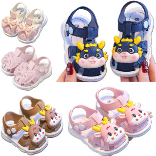 GIÀY SANDAL TẬP ĐI NƠ THỎ NƠ CÔNG CHÚA  ĐẾ CAO SU MỀM DẺO CHO BÉ 2588