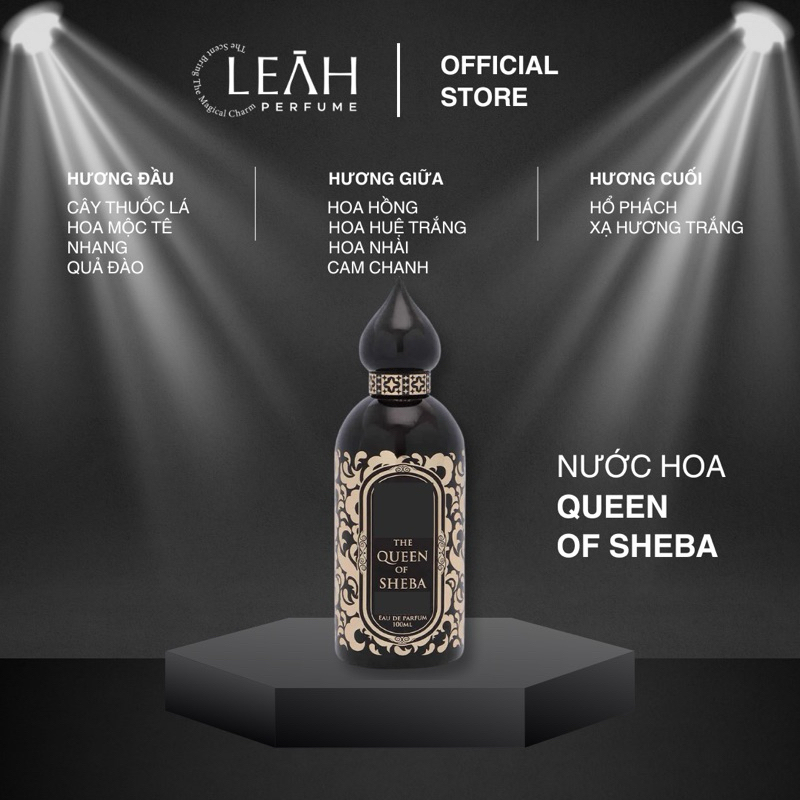 [LEAH] Nước Hoa Nữ The Queen Of Sheba EDP 10/20ml
