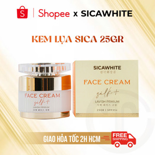 Kem Sica White Face Lụa 20G (Kem Lẻ Không Quà Tặng), Dưỡng Trắng Sáng Da, Mờ Thâm, Nám - SICA WHITE