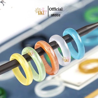 Nhẫn đá mắt mèo xinh xắn sáng lập lánh (3- 4 ly)