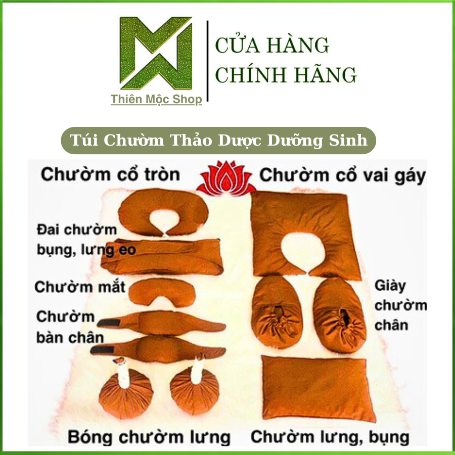 Túi Chườm Thảo Dược, Dưỡng Sinh Túi Chườm Mắt | Chườm Bụng  Lưng, Chườm Cổ Vai Gáy, Đa Năng Dùng Cho Gia Đình Spa