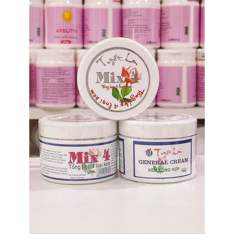 Kem Mix 4 Tuyết Lan 60g