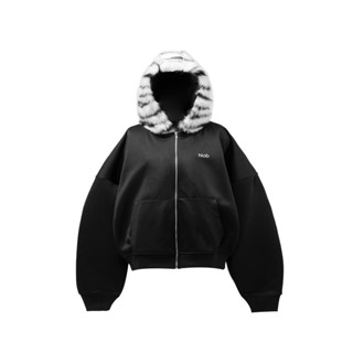 Áo Hoodie Zip Mũ ngựa vằn Nam Nữ Khóa Kéo YKK Màu Xám (28NOB) - Sản phẩm áo hoodie dày dặn, chống nắng và giữ ấm tốt box