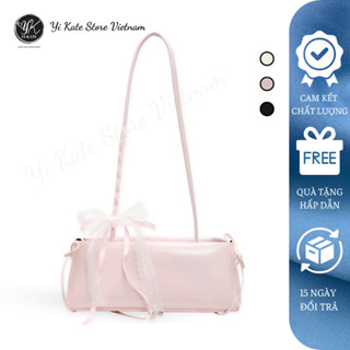 Túi Đeo Vai, Túi Kẹp Nách Nữ Yi Kate Da Mềm Cá Tính Phong Cách Hàn Quốc Kèm Dây Nơ Dễ Thương Thời Trang Đi Chơi YK015