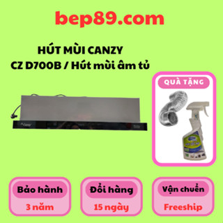 CZ D700B / Hút mùi âm tủ Canzy, công suất hút mùi mạnh mẽ ,sử dụng bảng điều khiển cơ tiết kiệm điện