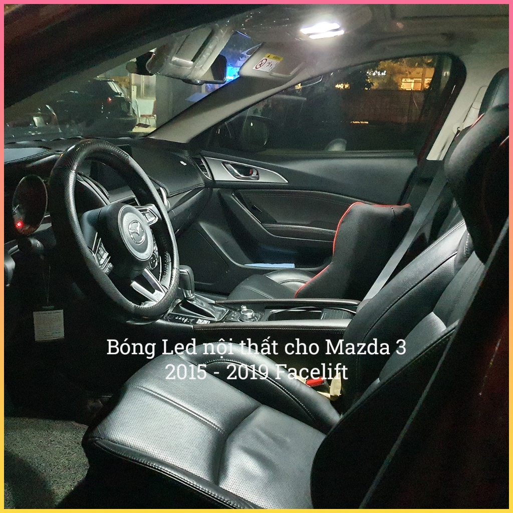 Bóng Đèn led nội thất cho Mazda 3 Facelift 2015 2019, đèn led trần cho Mazda 3