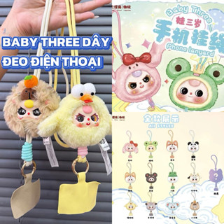 [Chính Hãng] Blindbox Dây Đeo Điện Thoại Baby Three - Hộp Mù Bé Ba Tuổi Phone Lanyard Làm Móc Treo Thẻ Sinh Viên BB3