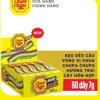 1 hộp Kẹo Dẻo Chupa Chups Sour Belt Hộp 60 dây