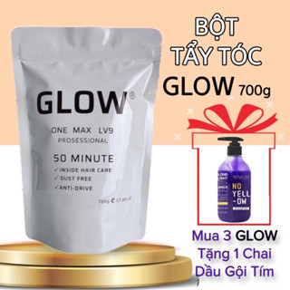 Bột tẩy tóc GLOW 700g - Bột tẩy xanh, mịn - Sản phẩm chính hãng