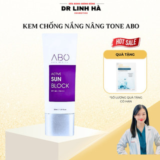  Kem chống nắng nâng tone ABO trắng hồng mịn da  bảo vệ da toàn diện Dr Linh Hà 