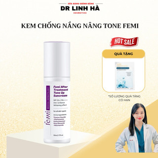  Kem chống nắng Femi nâng tone đẹp  kiềm dầu ,dưỡng trắng da chống nắng tốt không bết dính Dr Linh Hà 