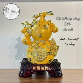  Bầu Hồ Lô Phong Thuỷ Đồ Trang Trí Để Bàn Quà Tặng TM Decor 