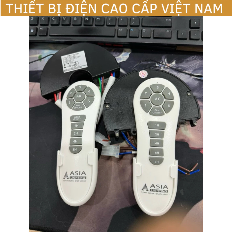(Asia) Bộ điều khiển từ xa Quạt Trần chính hãng Asia, phụ kiện quạt trần Asia, điều khiển quạt Asia 