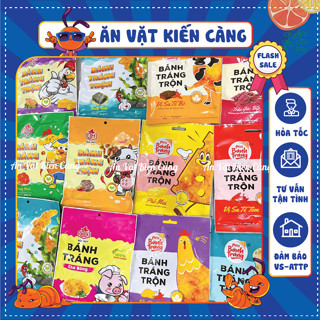 Bánh tráng trộn các vị Miss Bánh Tráng, Đức Huy Bánh Tráng đủ loại (gói 20~23g)