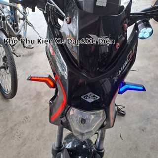 Xi Nhan Chữ Z 12V, 48V Ghép 2 Màu LED Chạy Audi Cực Đẹp (1 Đôi)