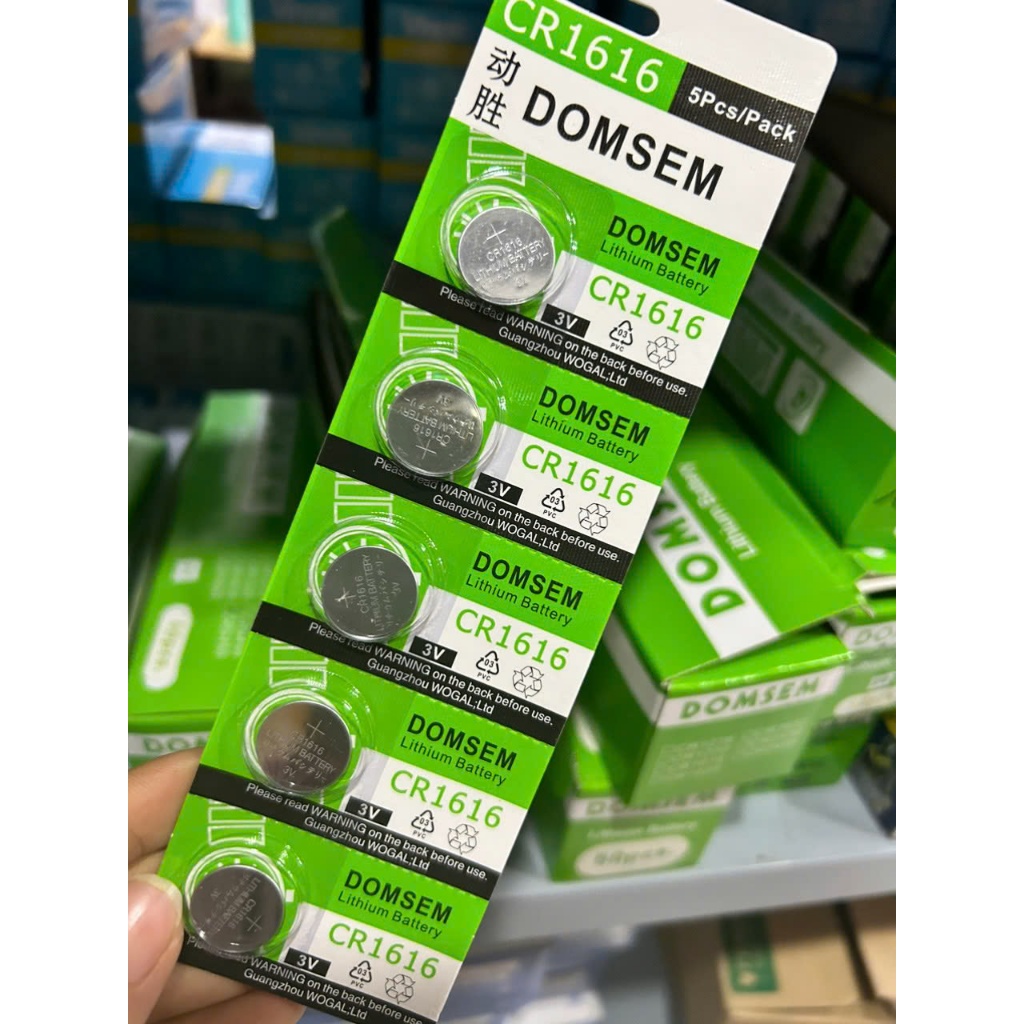 Vỉ 5 Viên Pin CR1616 1616 VINNIC