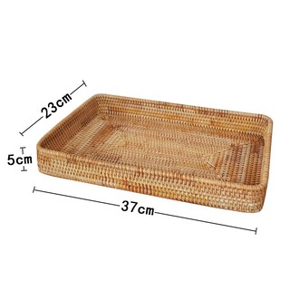 Khay Mây Đựng Đồ 3 Món, Decor Mây Tre Đan KING BAMBOO