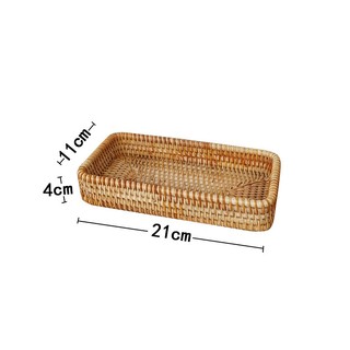 Khay Mây Đựng Đồ 3 Món, Decor Mây Tre Đan KING BAMBOO