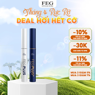 Combo Dưỡng Mi FEG Plus Stem Cells Phiên Bản Tế Bào Gốc, Dài Mi Nhanh, Không Gây Thâm Mắt 5ml/Lọ