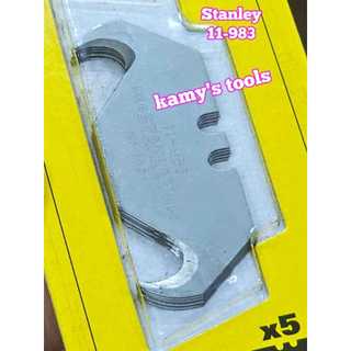 Lưỡi dao rọc cáp cong Stanley model 11-983 (1 vĩ/5 lưỡi)